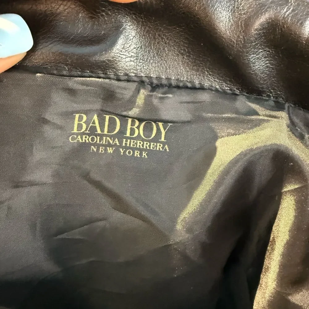 Carolina Herrera bad boy black backpack rucksack Weekender gym bag black‎